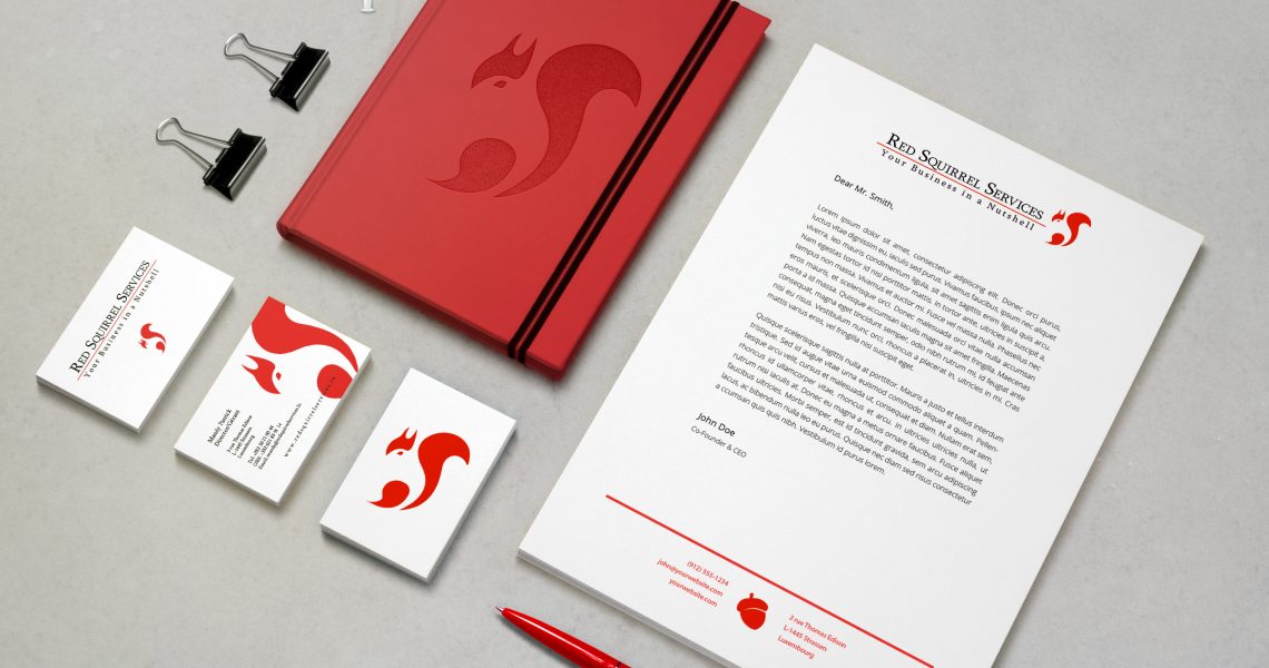 Red Squirrel Services Stationary Pack