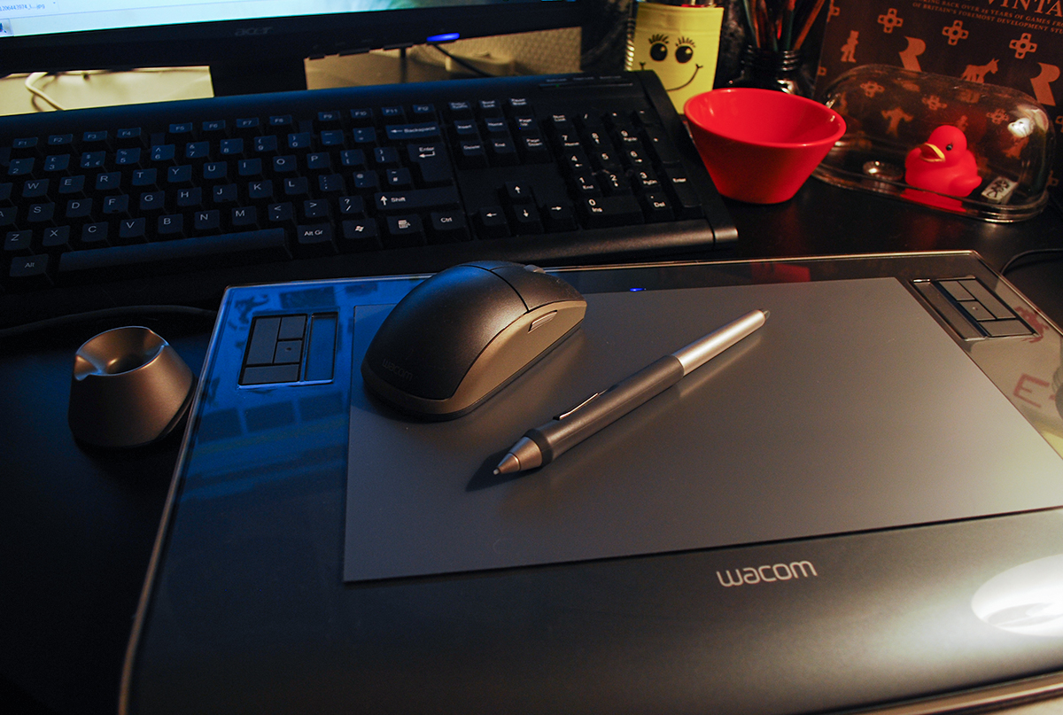 My first Wacom for learning digital design